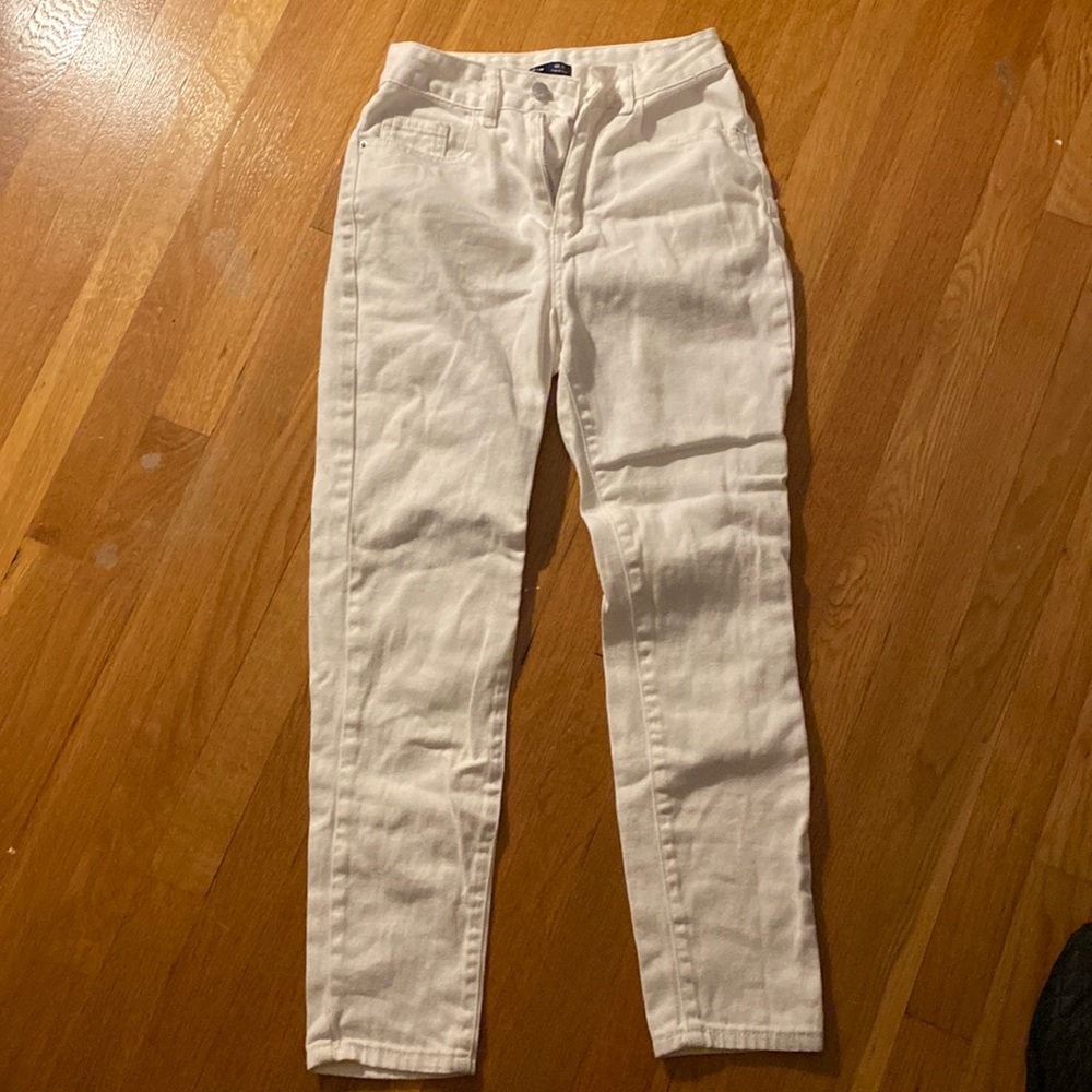 White jeans from Shein, size 25